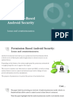 Permission-Based Android Security: Issues and Countermeasures