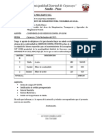 Municipalidad Cuyocuyo compra repuestos retroexcavadora