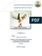 Tarea 6: Universidad Particular de Chiclayo