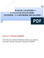 Exercices Du Chapitre 5 Les Ratios