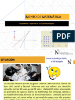 Complemento de Matemática: SESIÓN 10: Sistema de Ecuaciones Lineales