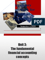 Unit 3 - The Fundamental Financial Accounting Concepts