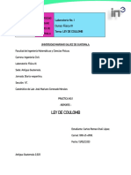 Laboratorio No. I Curso: Física III Tema: Ley de Coulomb