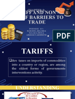 Tariff and Non - Tariff Barriers To Trade: Prepared by