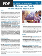Quick Reference Guide to Hurricane Recovery