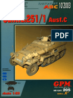 KARTONOWE ABC 010 - 2003 GPM 205 - SD - Kfz.251-1 Ausf.C