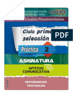 Aptitud Comunicativa: Referencias Textuales