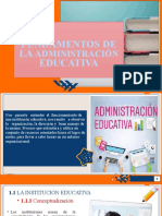 Fundamentos de LA Educativa: Administración