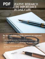 2 - Qualitative Research and Its Importance in Daily Life