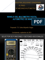 Manejo Del Multimetro Digital Automotriz Cie 8088