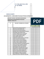 Formate de Asistencia Instrucción Formal e