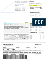 Consumo e Tarifas: Nota Fiscal / Conta de Gás