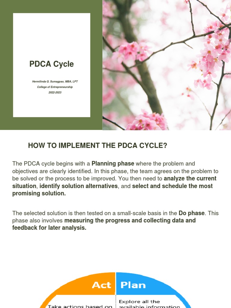 9 PDCA Cycle | PDF