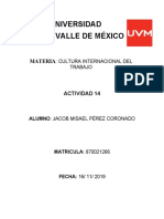 Universidad Del Valle de México: Materia