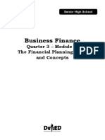 Businessfinance12 q3 Mod2 Financial-Planning