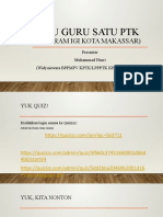 Satu Guru Satu PTK: (Program Igi Kota Makassar)