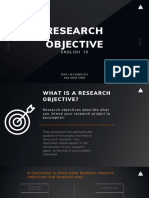 Research Objectives Explained