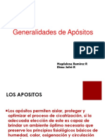 Generalidades de Apósitos: Magdalena Ramírez R Elena Jofré R