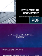 Dynamics of Rigid Bodies - Curvilinear Motion Components