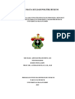 Tugas Politik Hukum Ii - Michael Arnold Pramudito - B012222016