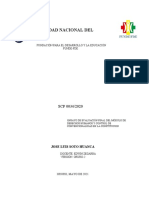 Universidad Nacional Del Oriente: Fundación para El Desarrollo Y La Educación Funde-Fde