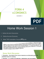 Form 4 Economics: Session 3