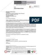 CARTA #003022-2023-DP/SSG-OACGD: Lima, 25 de Abril Del 2023