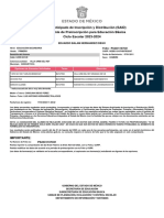 Comprobante de Preinscripción para Educación Básica Sistema Anticipado de Inscripción y Distribución (SAID)