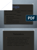 Sociología: Tema: Sociología, Naturaleza, Definición, Concepto, Objeto