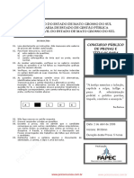 Governo Do Estado de Mato Grosso Do Sul Secretaria de Estado de Gestão Pública Polícia Civil Do Estado de Mato Grosso Do Sul