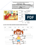 Evaluation of The First Partial of The First Quimester 2ND Grade