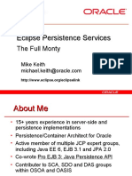 Eclipse Persistence Services: The Full Monty