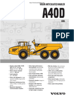 Volvo Articulated Hauler Technical Specifications