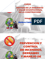 Prevención y control de incendios, derrames y manejo de residuos en obras de construcción (Norma G 0.50 SEGURIDAD DURANTE LA CONSTRUCCIÓN