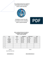 Buku Laporan Keuangan Tahunan TK Dharma Wanita Sidorejo TAHUN AJARAN 2022/2023