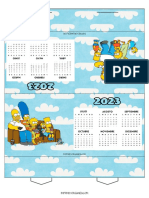 Calendario Carpa Simpsons