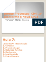 Reclamação: conceito, previsão legal e natureza jurídica