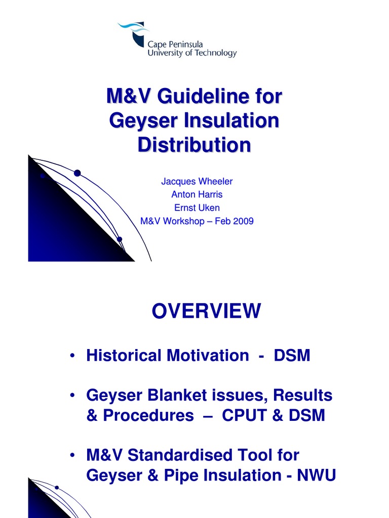 02 Geyser Blanket Guideline 1 PDF Building Insulation Pipe (Fluid