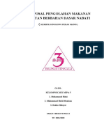 Proposal Pengolahan Makanan Awetan Berbahan Dasar Nabati (: Keripik Singkong Pedas Manis)