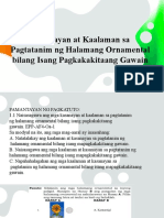 Kasanayan at Kaalaman Sa Pagtatanim NG Halamang Ornamental