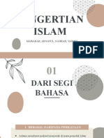 Pengertian Islam: Maisarah, Aisyatul, Najihah, Yasmin