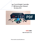 Arc Voltage Torch Height Controller XPTHC-100 Instruction Manual