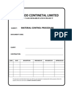Baywood Material Control Procedure
