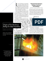 Origins of Fire Resistance Ratings For Steel Assemblies