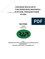 Materi Musda Rapi 18 Kalimantan Timur