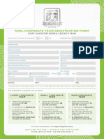 Non-Corporate Team Registration Form: 2023 Sagicor Sigma Legacy Run