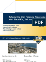 Automating Disk Forensic Processing With Sleuthkit, XML and Python