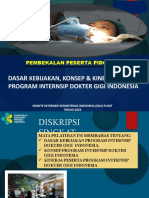 Dasar: Kebijakan, Konsep & Kinerja Peserta Program Internsip Dokter Gigi Indonesia