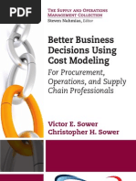 Download Better Business Decisions Using Cost Modeling by Business Expert Press SN64191631 doc pdf
