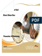 Shear Strength of Soil - Shear Box